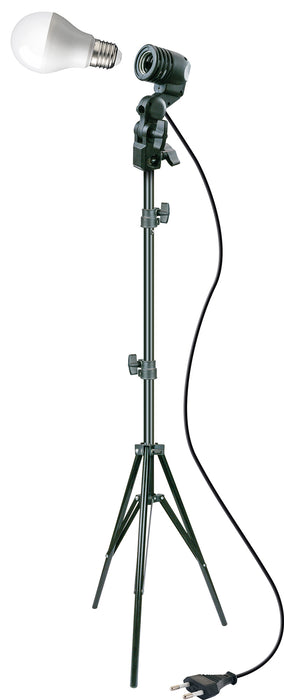 Leuchtmittelfassung E27 auf Stativ 2,10 m