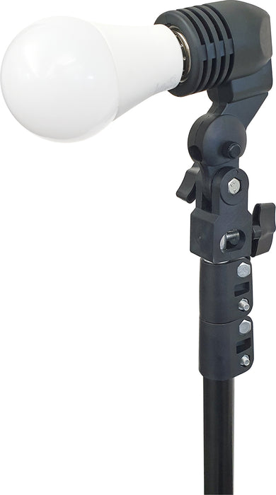 Leuchtmittelfassung E27 auf Stativ 2,10 m