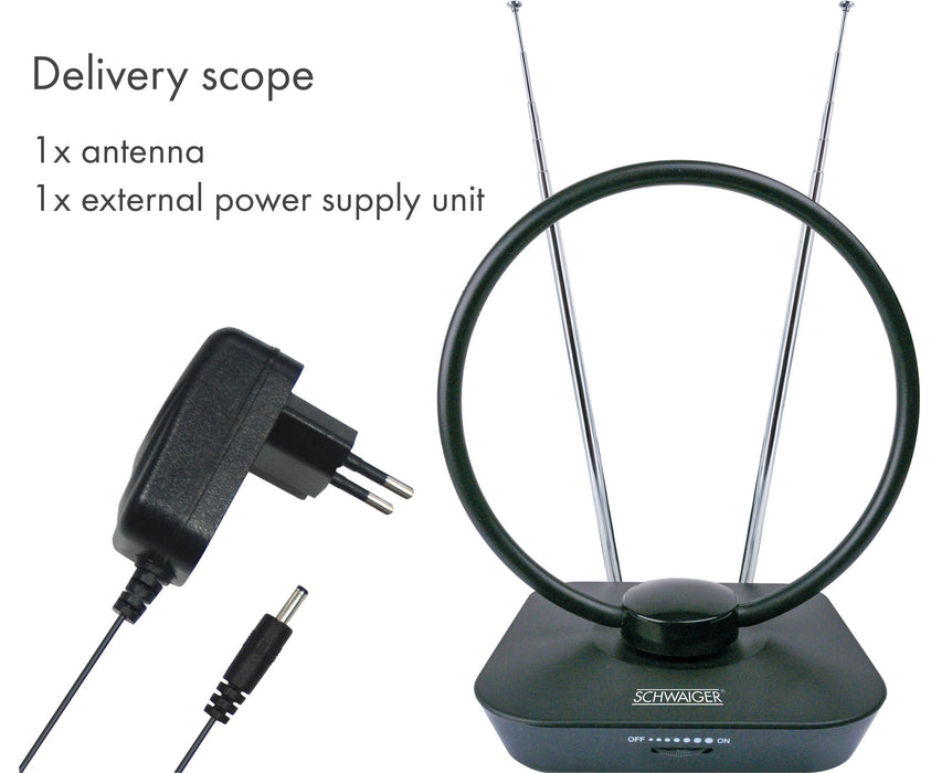 DVB-T2(T) Zimmerantenne (aktiv)