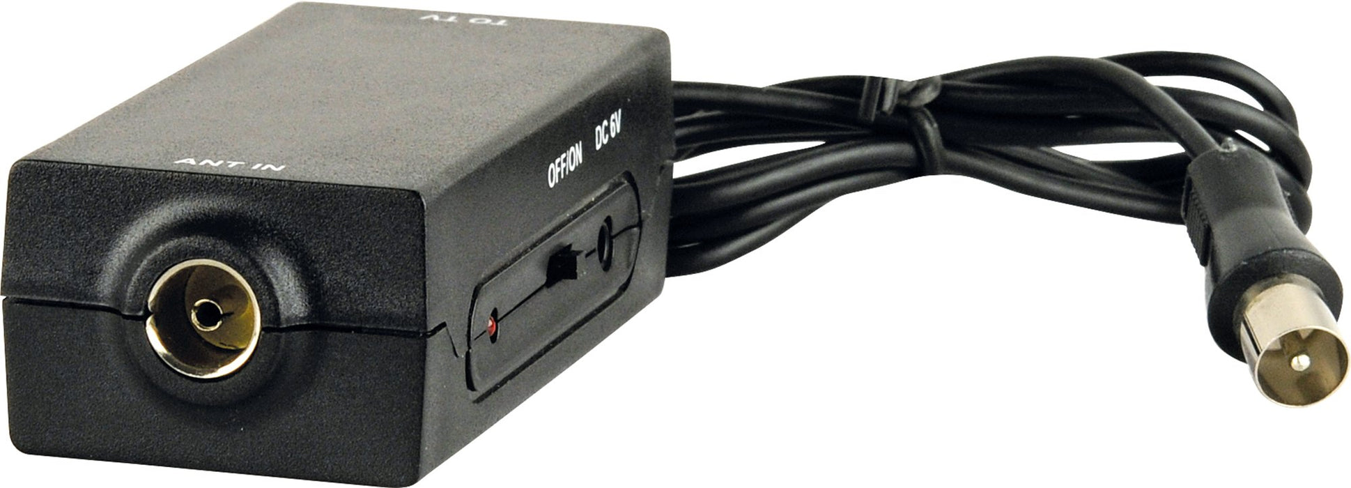 Zimmerantenne aktiv DVB-T2 VHF UHF schwarz