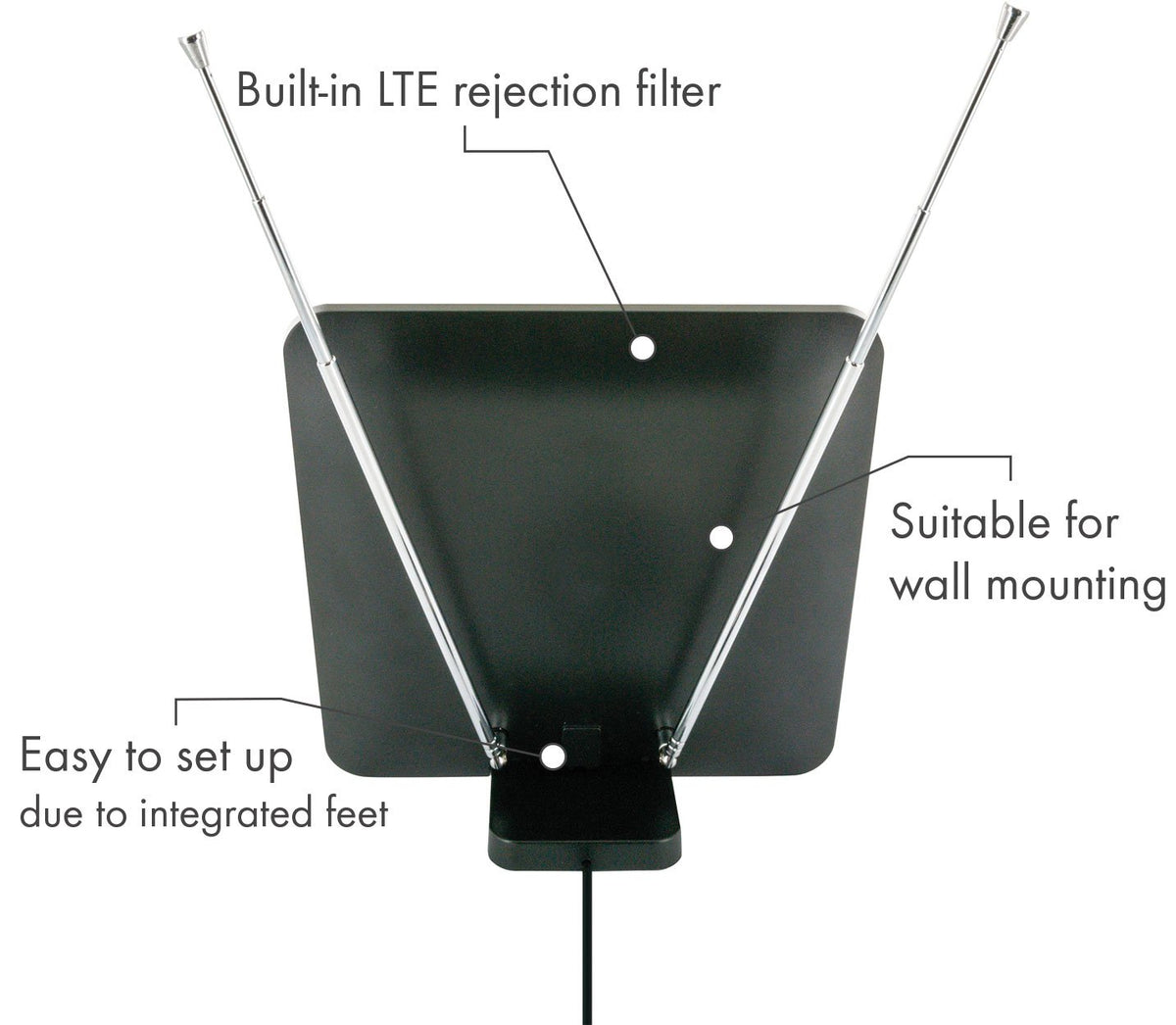 DVB-T2 HD Zimmerantenne (aktiv)