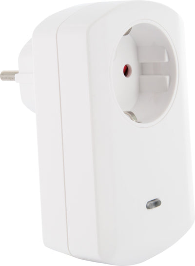 Steckdosenadapter Typ F fernsteuerbar mit Dimmfunktion