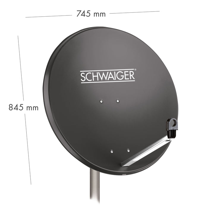 Stahl Offset Antenne (75 cm) — Schwaiger GmbH