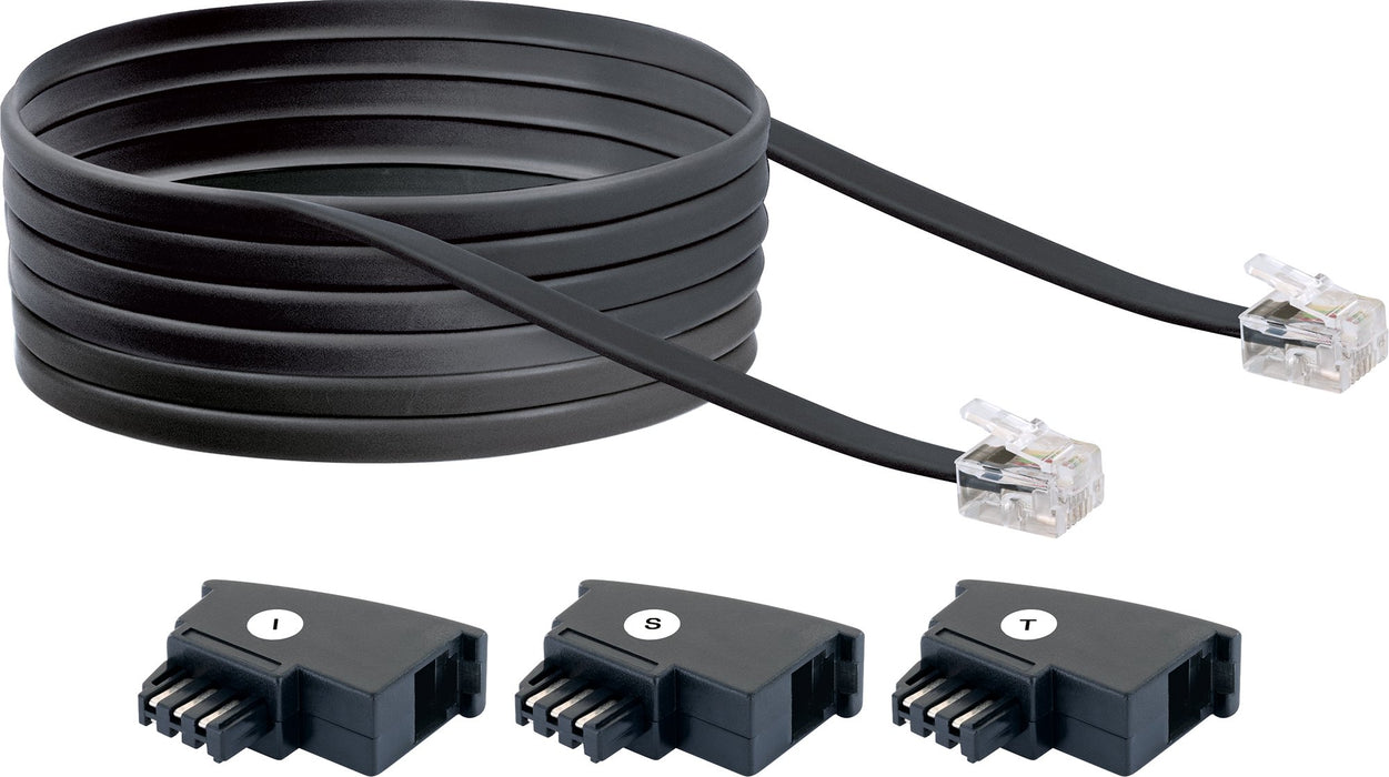 Telephone connection set