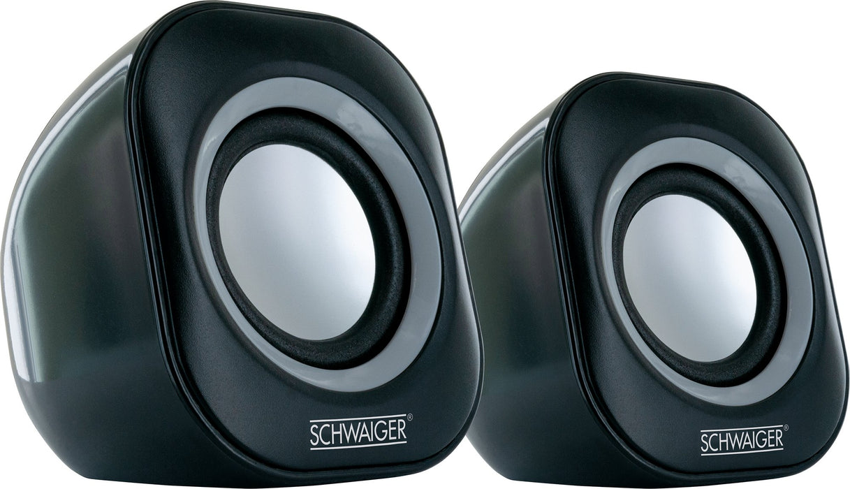 Stereo speakers for computers and notebooks