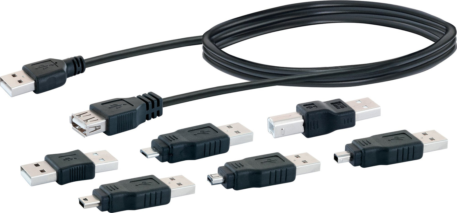 USB 2.0 connection set (7 pieces)