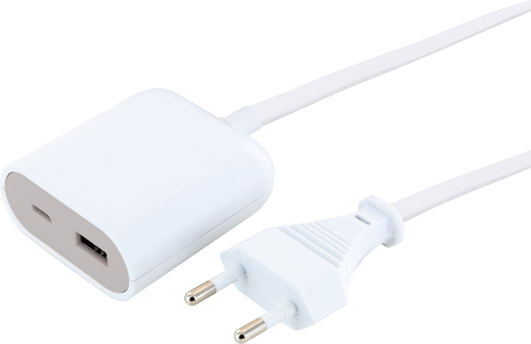 USB charging adapter with extension cable