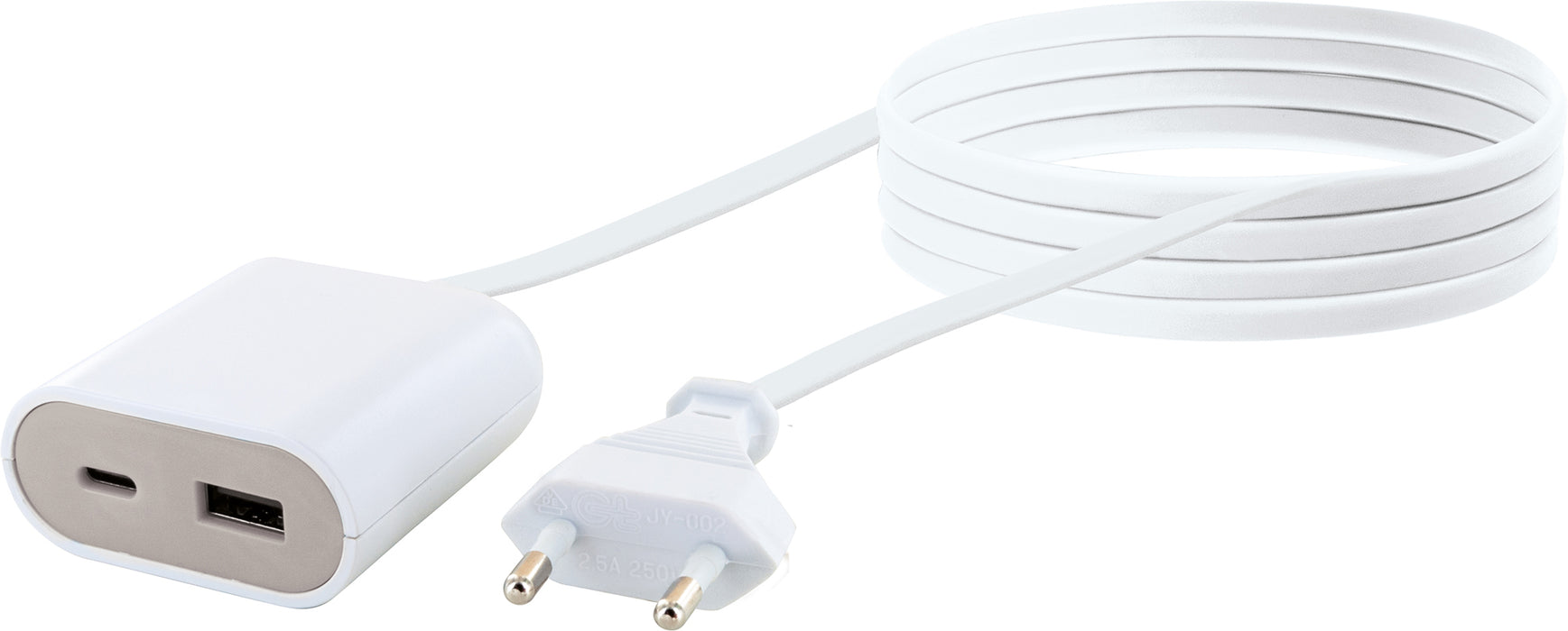 USB charging adapter with extension cable — Schwaiger GmbH