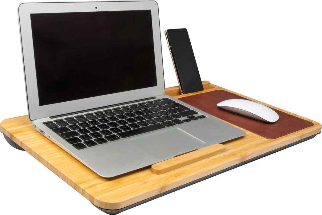 Laptop pad (up to 15") with practical smartphone holder