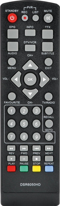 Replacement remote control (for SAT receiver)
