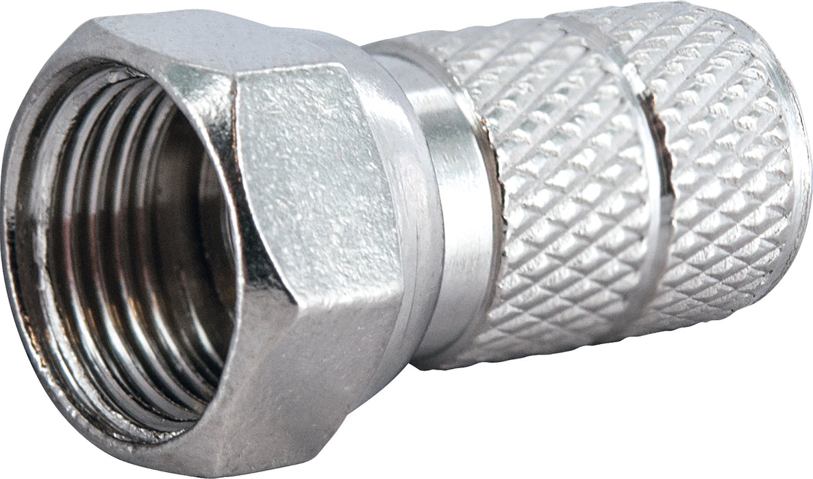 F screw-on connector set (Ø 6.5 mm)