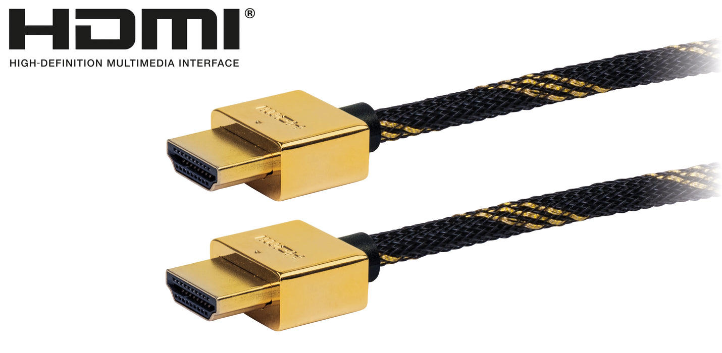 SLIMLINE High-Speed-HDMI®-Kabel mit Ethernet