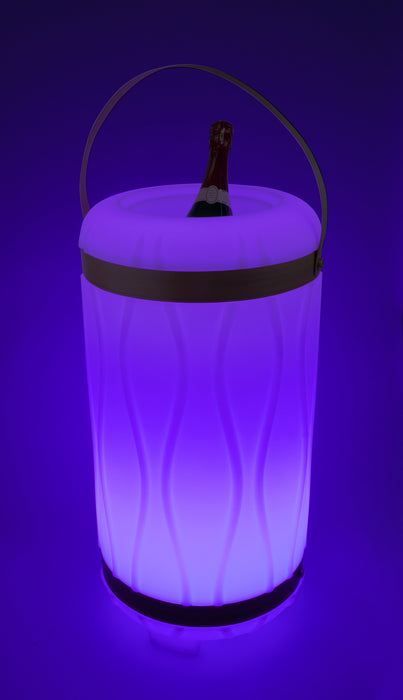RGB LED beverage cooler (9L) with Bluetooth speaker