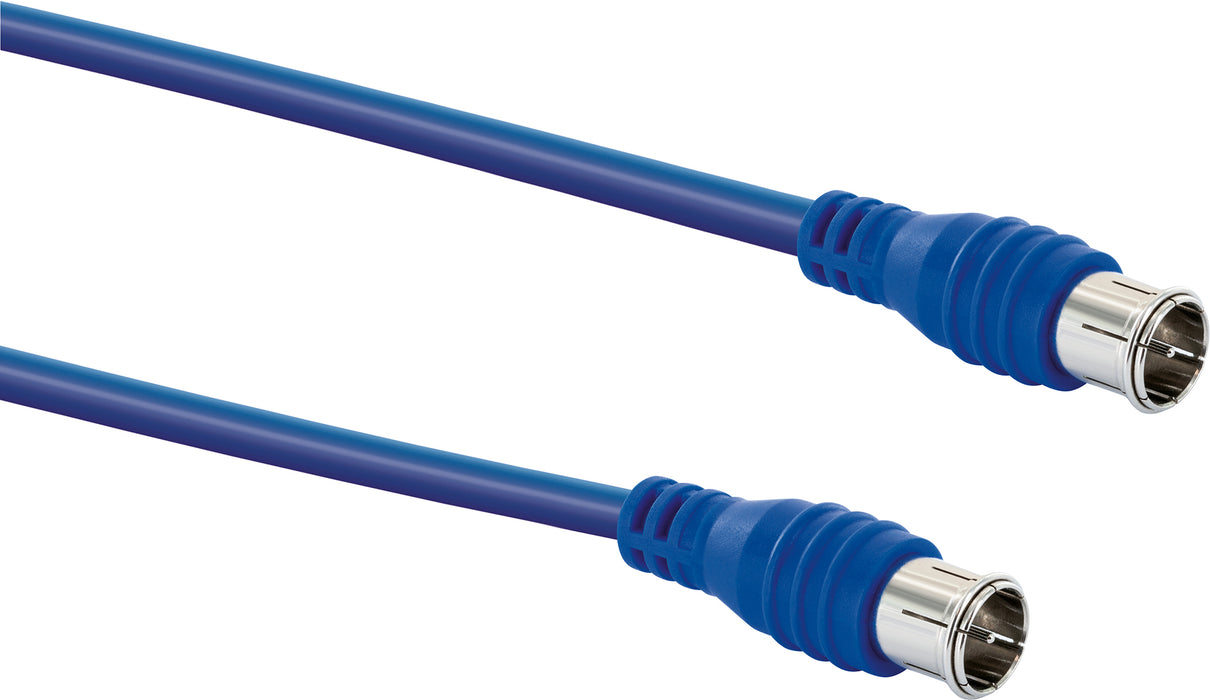flexible SAT coaxial cable with F-Quick connector 5m