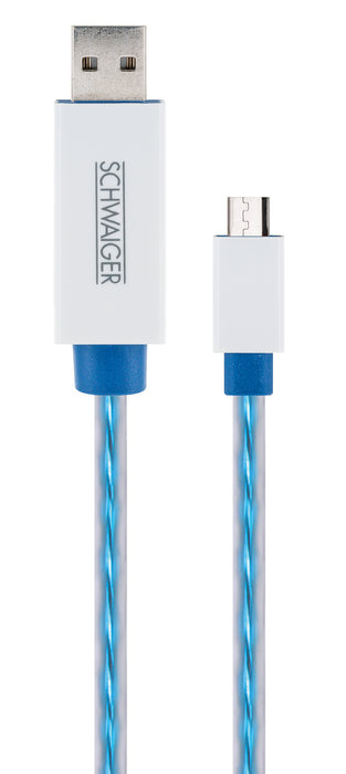 Micro USB Sync & Ladekabel, leuchtend