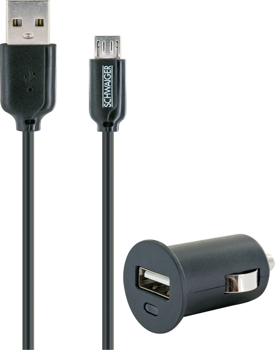 12 V Micro USB Ladeset "Smart"