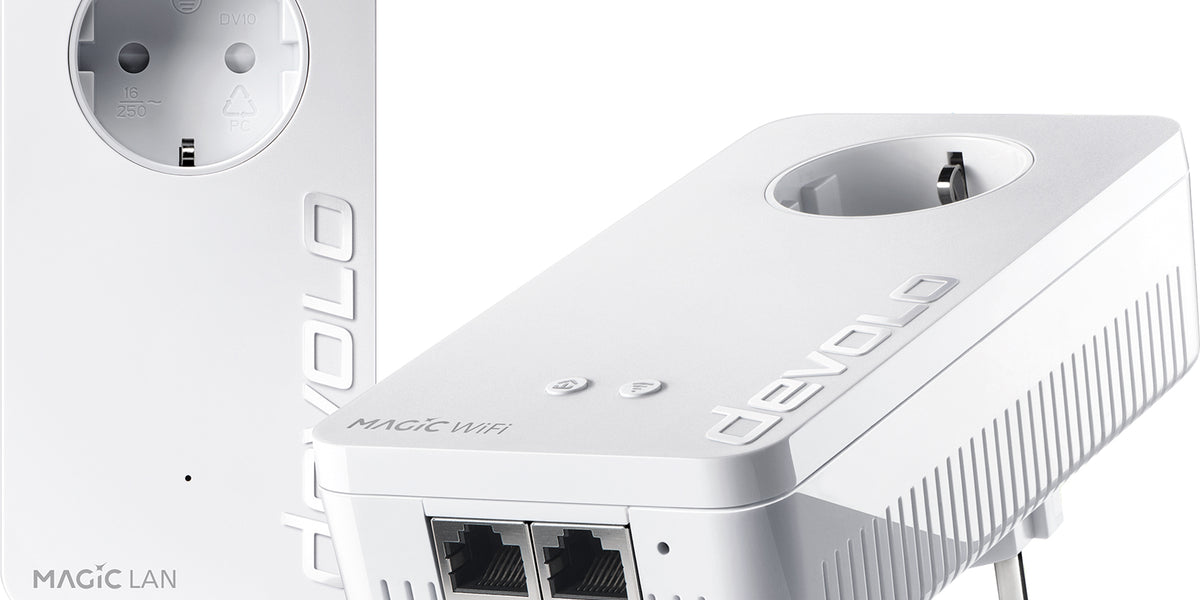 Devolo Magic 2 Wifi Next Starter Kit SPS-Adapter Weiß