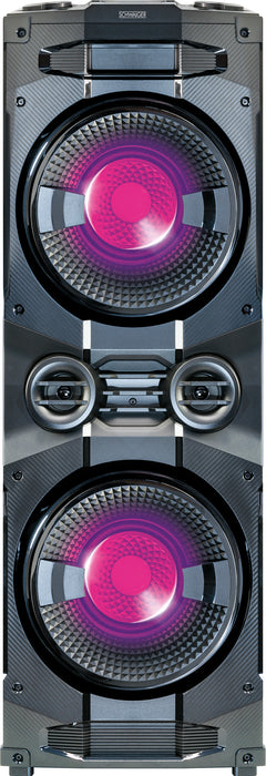 Bluetooth® party sound system (400W) with LED light effects