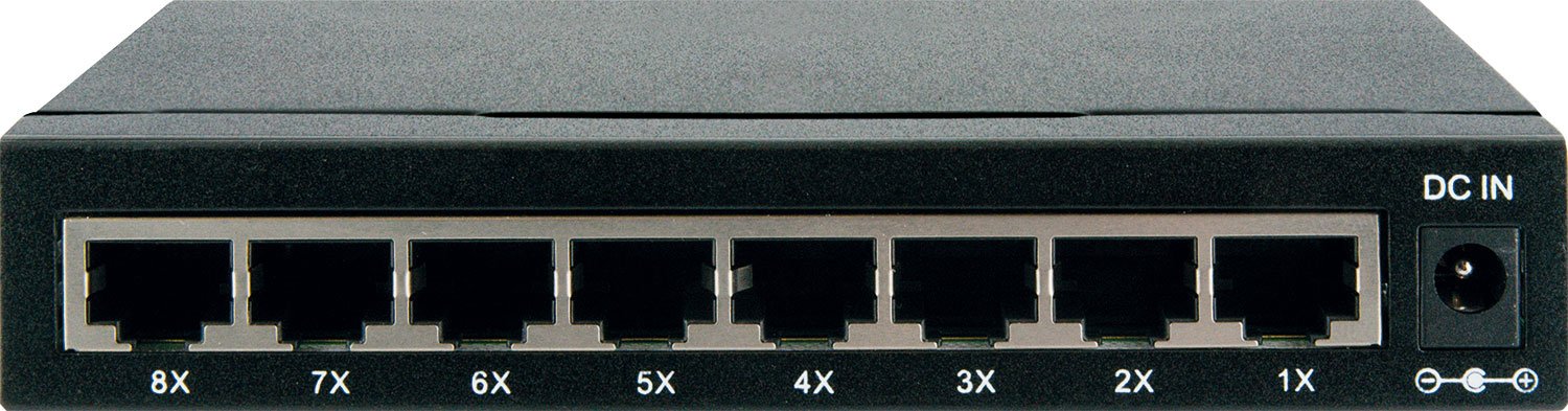 8-Port Netzwerk Switch