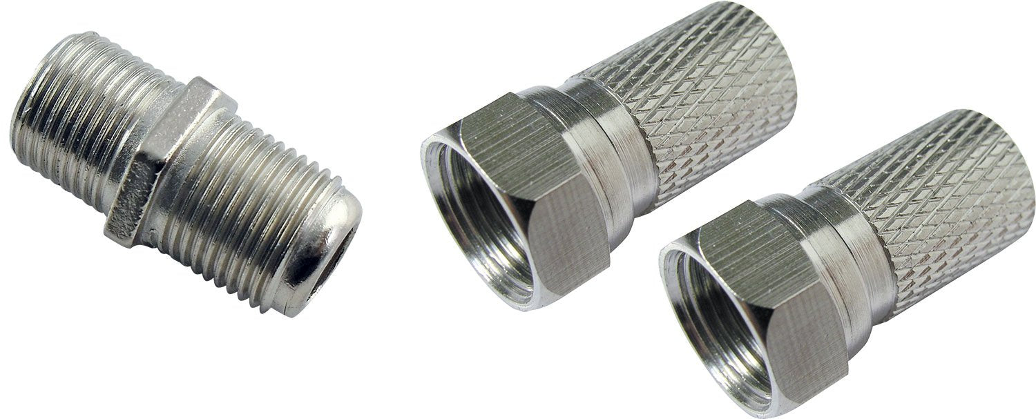 F connector set of 3 (Ø 8 mm)