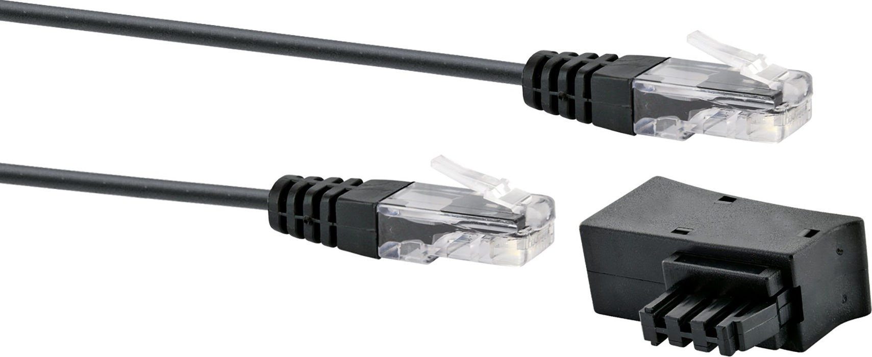 TAE/DSL plug adapter with modem cable