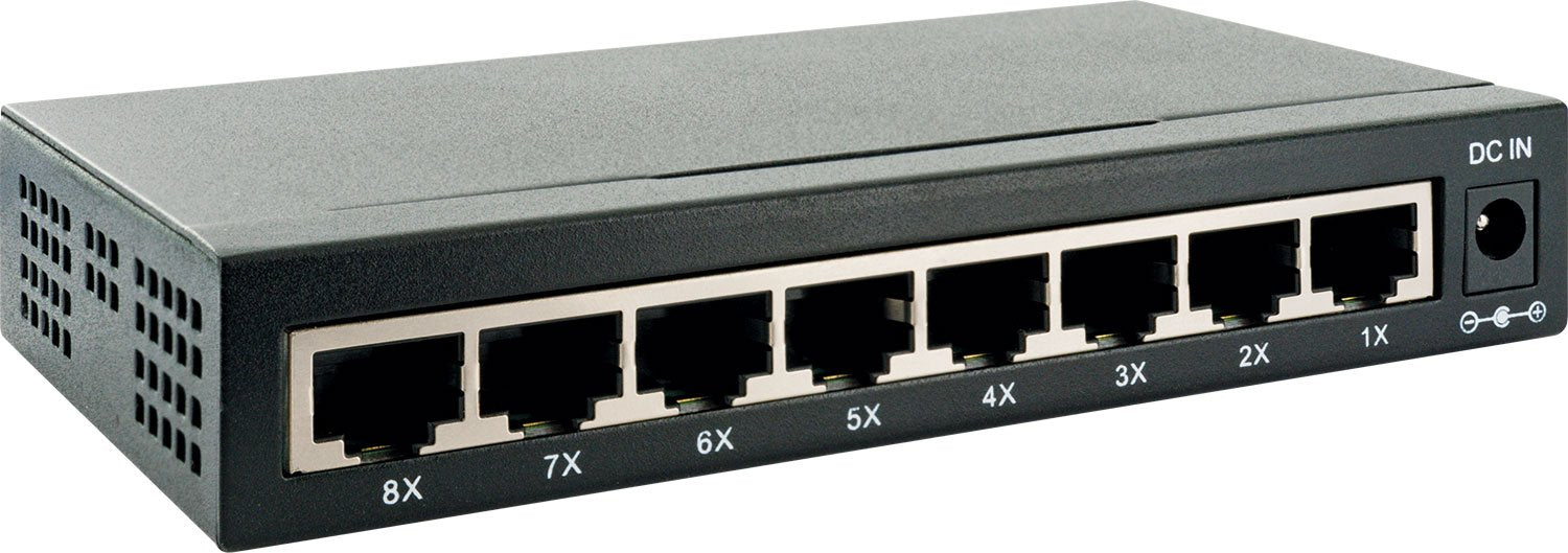 8-Port Netzwerk Switch