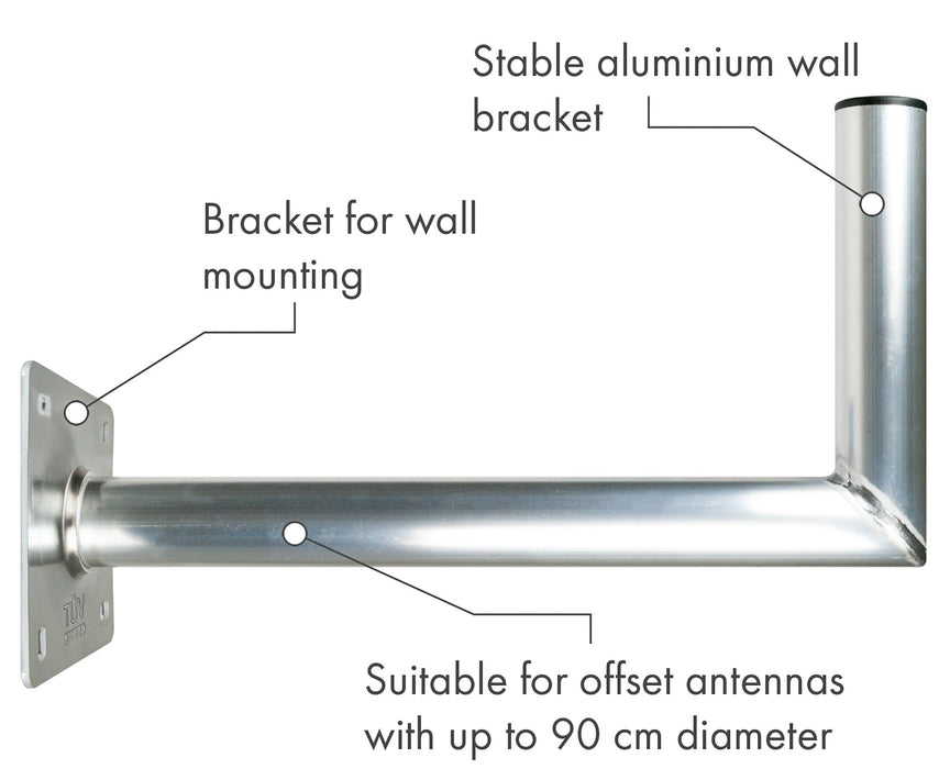 Aluminum wall bracket